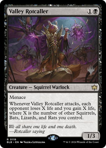 Valley Rotcaller (Promo Pack) [Bloomburrow Promos]