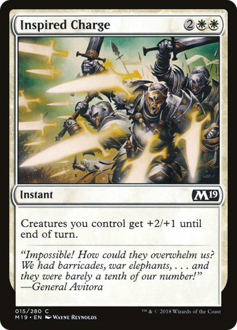 Inspired Charge [Core Set 2019]