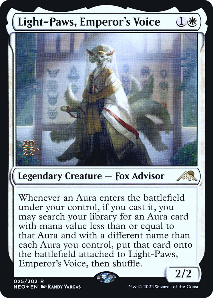 Light-Paws, Emperor's Voice [Kamigawa: Neon Dynasty Prerelease Promos]