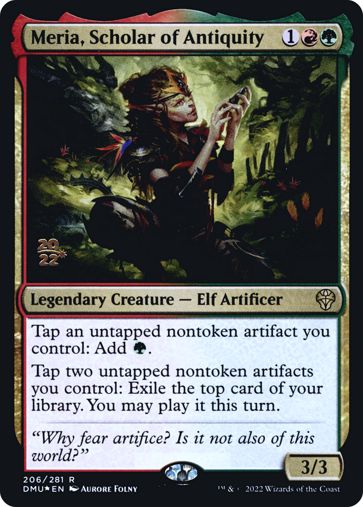 Meria, Scholar of Antiquity [Dominaria United Prerelease Promos]