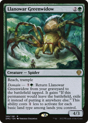 Llanowar Greenwidow [Dominaria United]