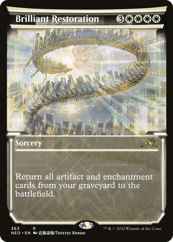 Brilliant Restoration (Showcase Soft Glow) [Kamigawa: Neon Dynasty]