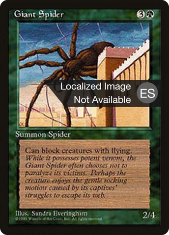 Giant Spider [Fourth Edition Foreign Black Border]