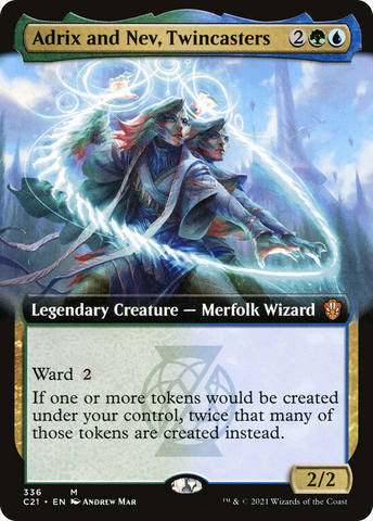 Adrix and Nev, Twincasters (Extended) [Commander 2021]