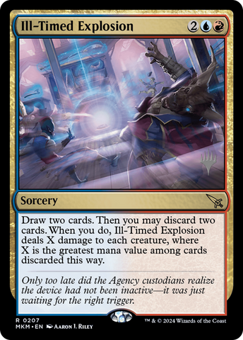 Ill-Timed Explosion (Promo Pack) [Murders at Karlov Manor Promos]