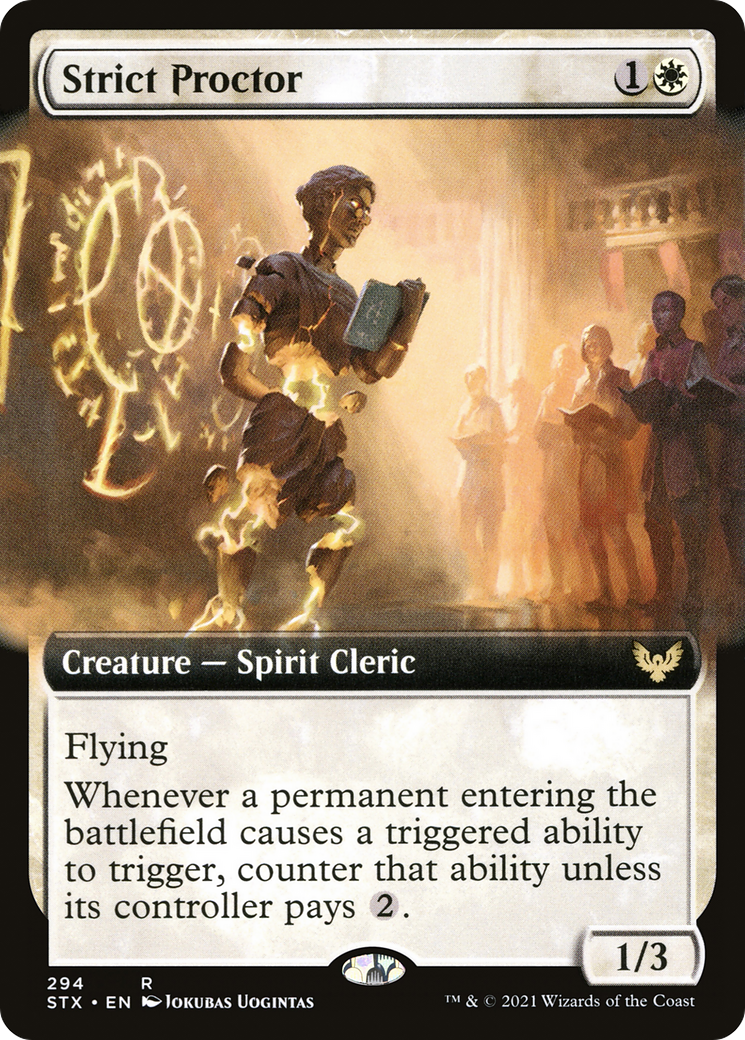 Strict Proctor (Extended) [Strixhaven: School of Mages]