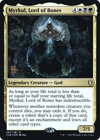 Myrkul, Lord of Bones [Commander Legends: Battle for Baldur's Gate Prerelease Promos]