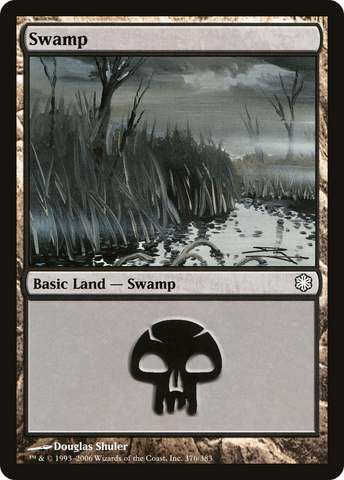Swamp (376) [Coldsnap Theme Decks]