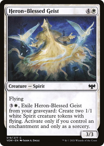 Heron-Blessed Geist [Innistrad: Crimson Vow]