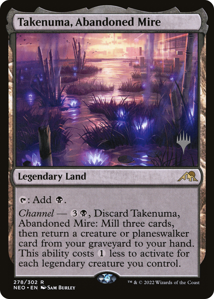 Takenuma, Abandoned Mire (Promo Pack) [Kamigawa: Neon Dynasty Promos]