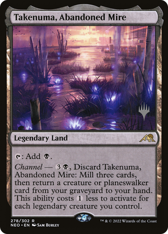 Takenuma, Abandoned Mire (Promo Pack) [Kamigawa: Neon Dynasty Promos]
