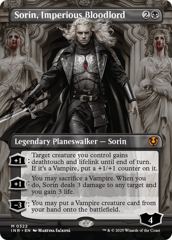 Sorin, Imperious Bloodlord (Borderless) [Innistrad Remastered]