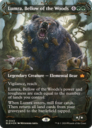 Lumra, Bellow of the Woods (Borderless) (Raised Foil) [Bloomburrow]