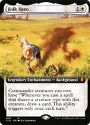 Folk Hero (Extended Art) [Commander Legends: Battle for Baldur's Gate]