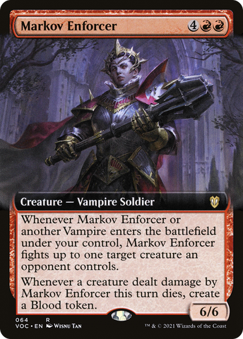 Markov Enforcer (Extended) [Innistrad: Crimson Vow Commander]