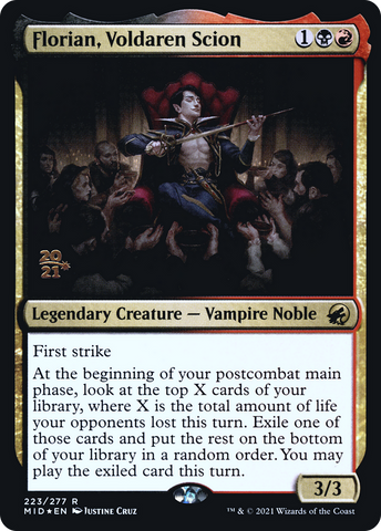 Florian, Voldaren Scion [Innistrad: Midnight Hunt Prerelease Promos]