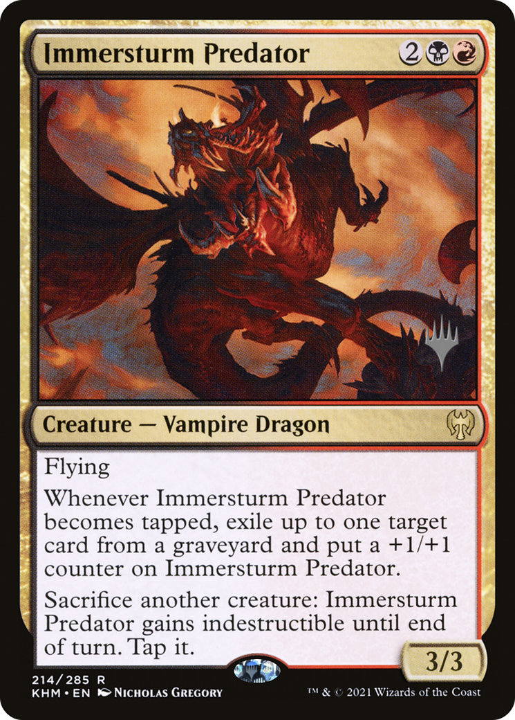 Immersturm Predator [Kaldheim Promo Pack]