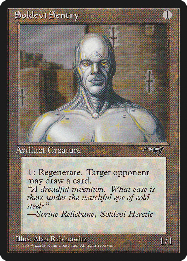 Soldevi Sentry (Hands Raised) [Alliances]