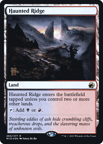 Haunted Ridge [Innistrad: Midnight Hunt Prerelease Promos]
