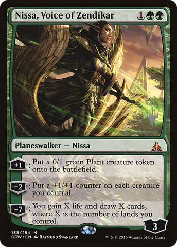 Nissa, Voice of Zendikar (Promo Pack) [Oath of the Gatewatch Promos]