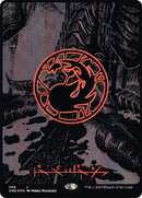 Mountain (368) (Oil Slick Raised Foil) [Phyrexia: All Will Be One]