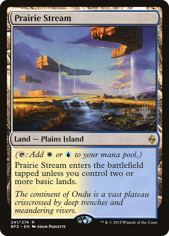 Prairie Stream [Battle for Zendikar Promos]