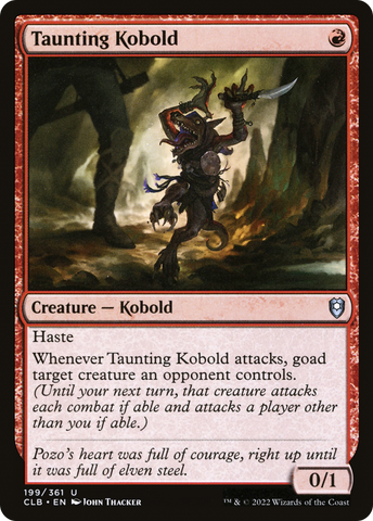 Taunting Kobold [Commander Legends: Battle for Baldur's Gate]