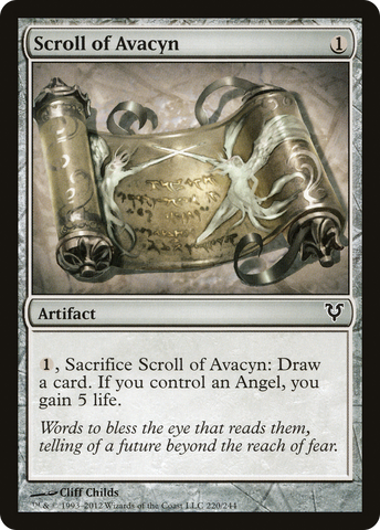 Scroll of Avacyn [Avacyn Restored]
