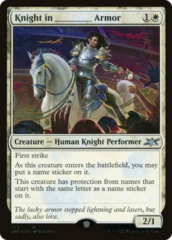 Knight in _____ Armor (Galaxy Foil) [Unfinity]