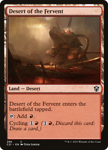 Desert of the Fervent [Commander 2021]