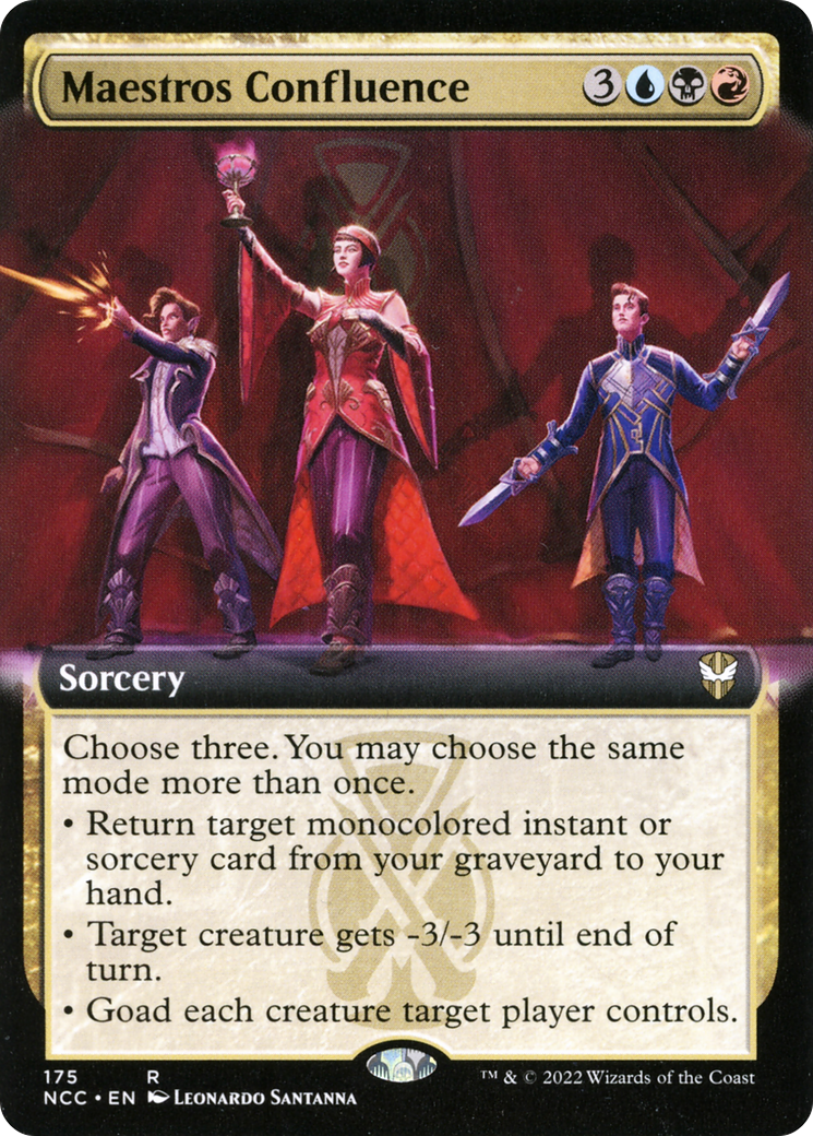 Maestros Confluence (Extended Art) [Streets of New Capenna Commander]