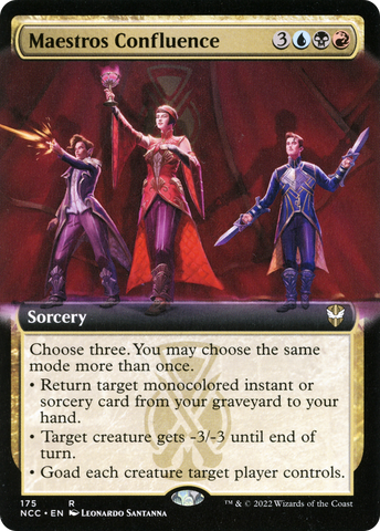 Maestros Confluence (Extended Art) [Streets of New Capenna Commander]
