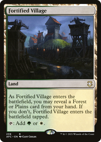 Fortified Village [Dungeons & Dragons: Adventures in the Forgotten Realms Commander]
