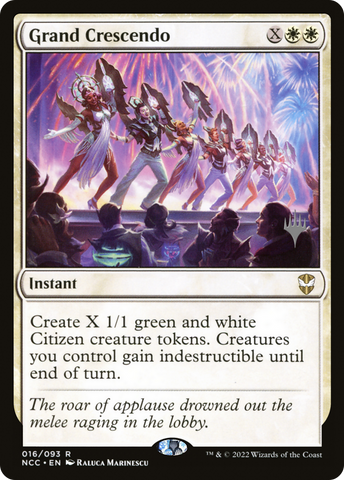 Grand Crescendo (Promo Pack) [Streets of New Capenna Commander Promos]