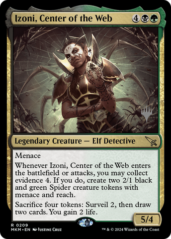 Izoni, Center of the Web (Promo Pack) [Murders at Karlov Manor Promos]