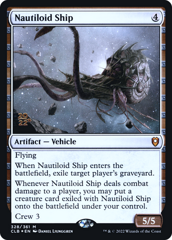 Nautiloid Ship [Commander Legends: Battle for Baldur's Gate Prerelease Promos]