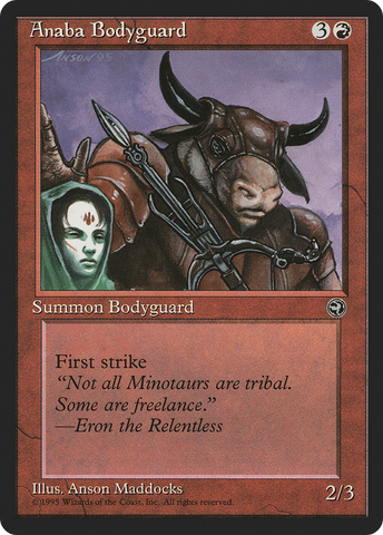 Anaba Bodyguard (Halina Flavor Text) [Homelands]