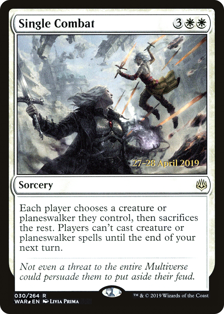 Single Combat  [War of the Spark Prerelease Promos]