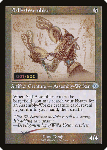 Self-Assembler (Retro Schematic) (Serial Numbered) [The Brothers' War Retro Artifacts]