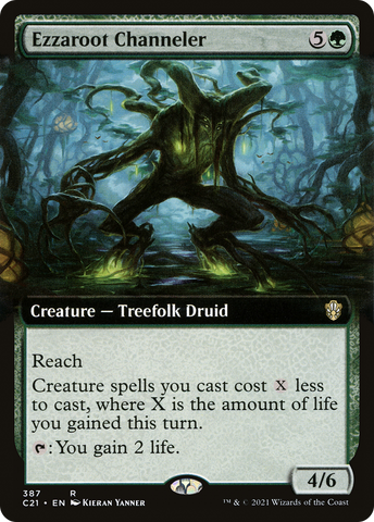 Ezzaroot Channeler (Extended) [Commander 2021]