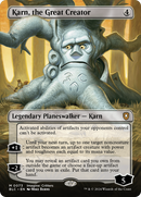 Karn, the Great Creator (Borderless) [Bloomburrow Commander]