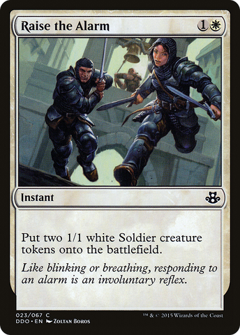 Raise the Alarm [Duel Decks: Elspeth vs. Kiora]