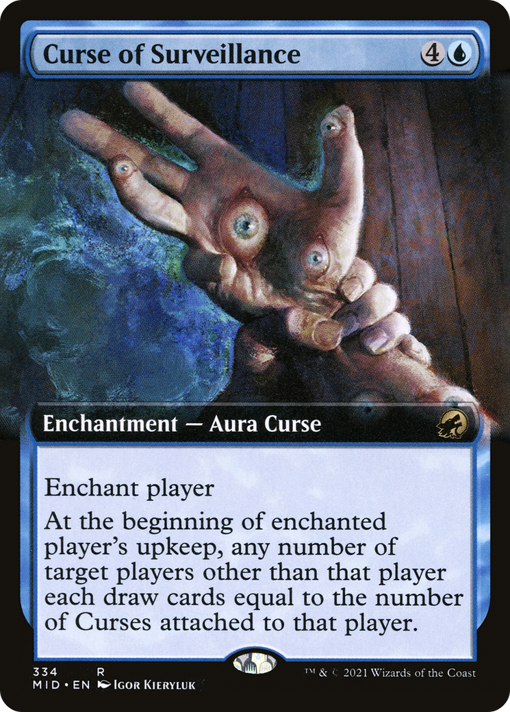Curse of Surveillance (Extended) [Innistrad: Midnight Hunt]