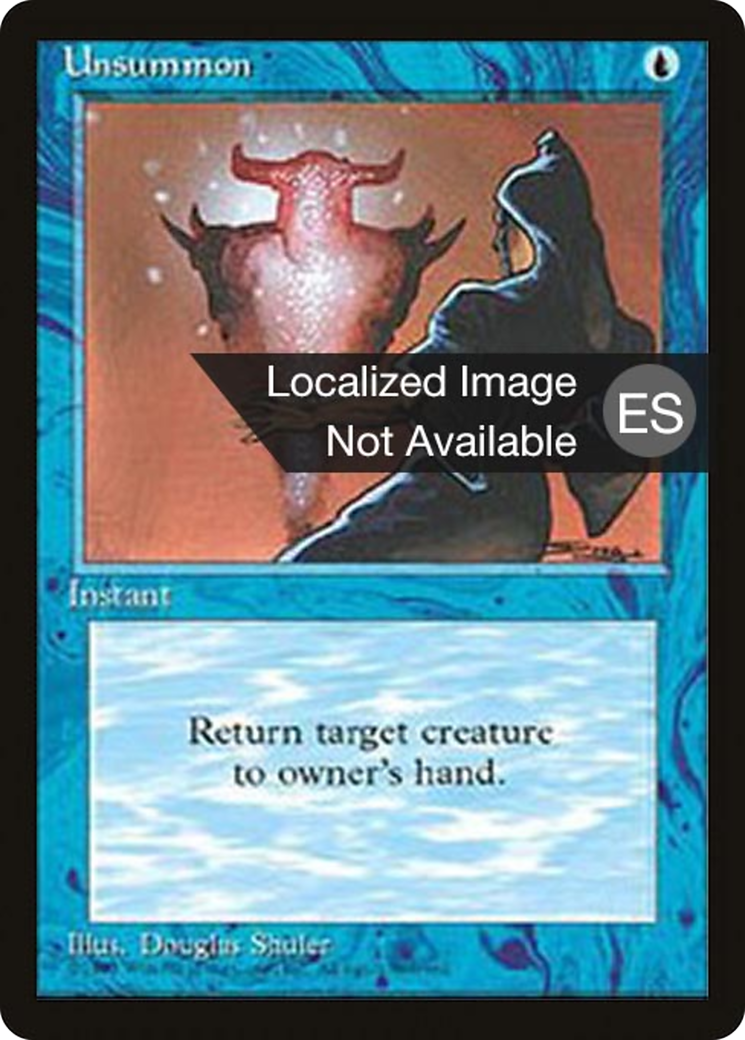 Unsummon [Fourth Edition Foreign Black Border]