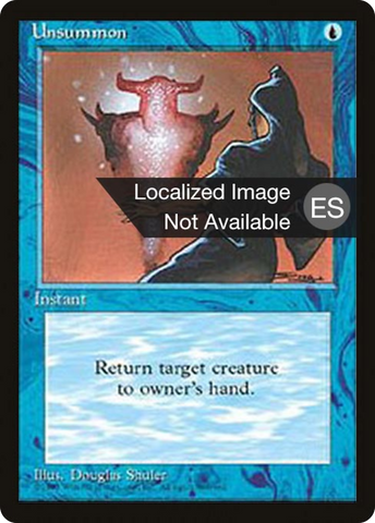 Unsummon [Fourth Edition Foreign Black Border]