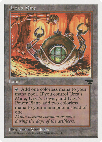 Urza's Mine (Orange Background) [Chronicles]