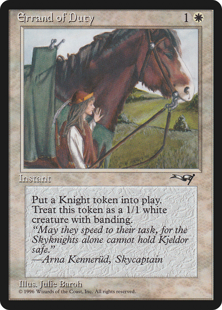 Errand of Duty (Indoors) [Alliances]