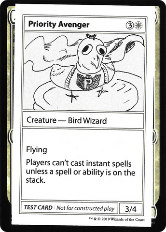 Priority Avenger (2021 Edition) [Mystery Booster Playtest Cards]