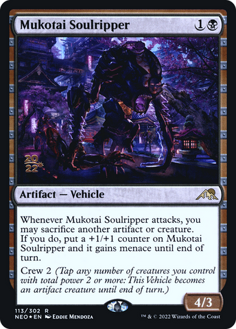 Mukotai Soulripper [Kamigawa: Neon Dynasty Prerelease Promos]
