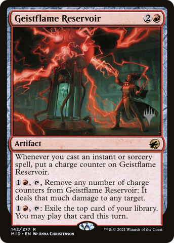 Geistflame Reservoir (Promo Pack) [Innistrad: Midnight Hunt Promos]